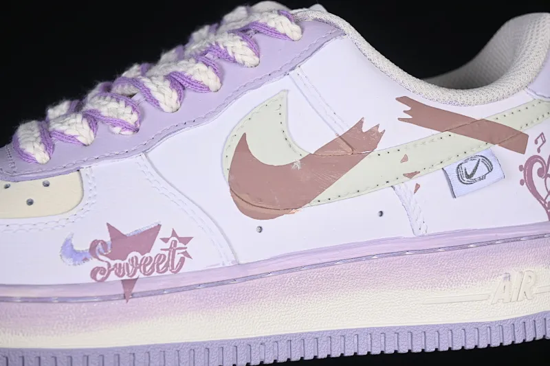 All categories Nk Air Force 1 Air Force series Nk Air Force 1 Low Air Force low top Nike Air Force 1'07 Low "Pastel Candy Doodle" Hand-painted graffiti Gummy graffiti Air Force One low-top casual sneakers FB1839-321
